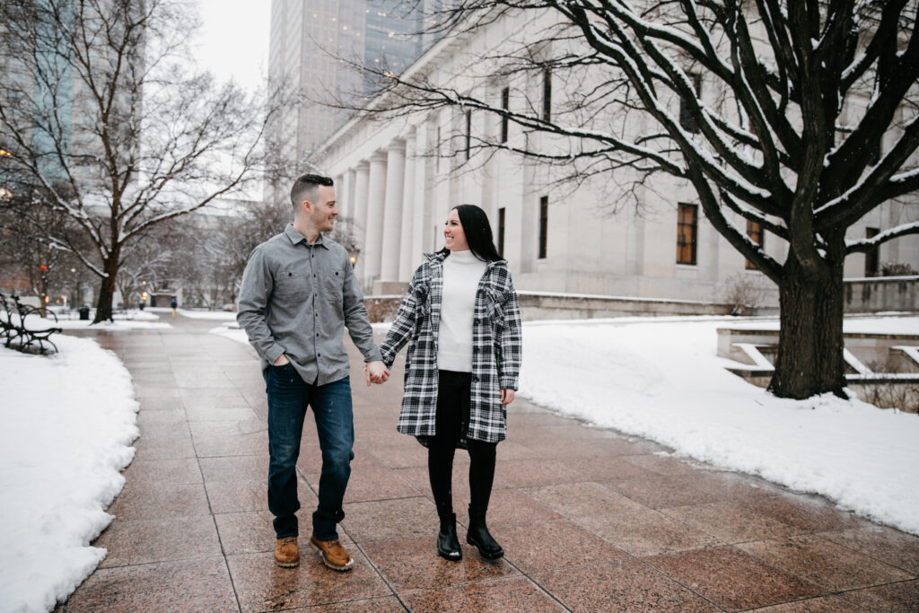 couple holding hands